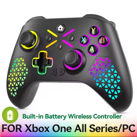Wireless Gamepad For Xbox One ,Xbox Seris S ,Xbox Series X Console Win 7 8 10 Dual Vibra With Six Ax