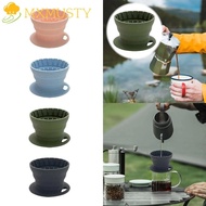 MXMUSTY Coffee Dripper, Portable Silicone Coffee Filter Cup, Pour Over Coffee Maker Durable Collapsible Reusable Coffee Filters Holder Camping