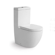 VERA CERAMICA | A.030 – WASHDOWN | White Wash Down Toilet bowl With Water Saving and Soft Close Seat Cover.
