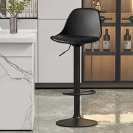 华恺之星吧台椅 高脚椅升降酒吧椅吧台凳带靠背椅酒店椅家用椅子BY520黑