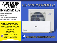 🎉 BRAND NEW AUX 1.0 HP F-INVERTER SERIES WALL - TYPE AIRCON R32 SUMMER SALE PROMO 2024 🎉