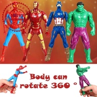 Children's Press Rotating Aote Toy Action Figure Model Ultraman Spinning Ornament Doll E4K6