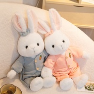 Cute Dressed Rabbit Doll Plush Toy Lint-Free Ragdoll Doll Wedding Doll Car Decoration