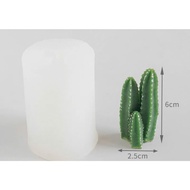 3 tall cactus silicone mold model 2