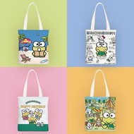 keroppi 大眼蛙 青蛙 🐸 手提袋 單肩包 雜物袋 收納袋 旅行袋 裝飾 公仔 實用袋 生日禮物 聖誕禮物 送禮 tote bag