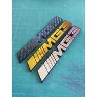 emblem MG3 myvi gen 3 acrylic sticker carbon, krom