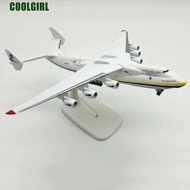 COOLGIRL AN225 Model Plane, Replica 1/400 Scale Antonov an-225, Decoration Mriya Diecast Metal Alloy