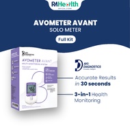 Avometer Avant (Solo Meter) Cholesterol Test Kit Glucose Meter Alat Cek Gula Dalam Darah