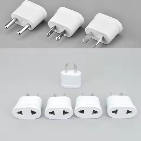 10x AC 220v EU/US/AU/uk to EU/US/AU Plug Europe Travel Plug Adapter Power Outlet AC Converter Electr