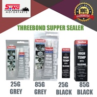 THREEBOND SUPER SEALER HIGH TEMPERATURE GUM GASKET (25G, 85G) BLACK, GREY