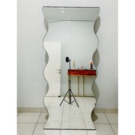 Shaula Abstract Standing Mirror - Irregular Mirror