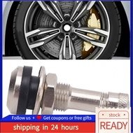 newlanrode Qiilu TR416 Tire Valve Stem Chrome Plated Clamp in Universal for 0.453in & 0.625in Holes 