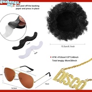 70s Disco Outfit for Men 70s Costume with Retro Shirt Bell Bottom Pants Halloween Cosplay Costume