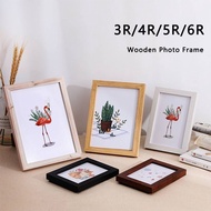 3R/4R/5R/6R Simple Wooden Photo Frame Photo Wall Hanging Picture Frame