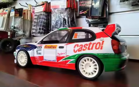 1/10 Corolla WRC RC Rally Clear body shell (190mm) with Decal sheet