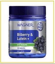WAGNER 華格納藍莓山桑子葉黃素護眼膠囊120粒 BILBERRY & LUTEIN EYE HEALTH CAPSULES 120 CAPSULES