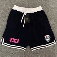 American Shorts Basketball 3v3 Training Cropped Pants Quick-Drying Mesh Three Pair Three Masters Gam