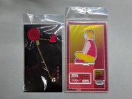 全新排球少年 燙金風亞克力立牌+金屬衿 研磨