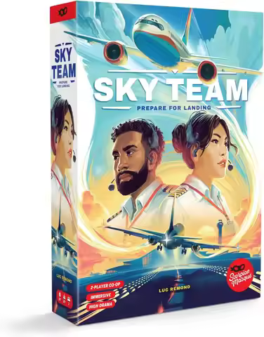 Scorpion Masqué, Sky Team, Board Game | Co-op Game | Ages 10+ | 2 players | 20 minutes