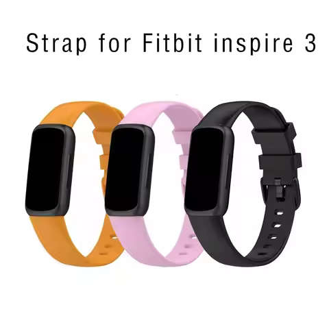 Compatible with Fitbit Inspire 3 Bands for Women Men, Sport Wristband Replacement Soft Silicone Stra