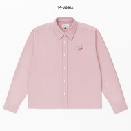 Vobia Stripe Shirt Anora - Red Wine