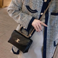 ✨Chanel trendy cc handle 黑金 鏤空 斜背包