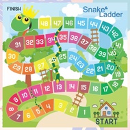 Jumbo snake and ladder educational toy free dice pillow