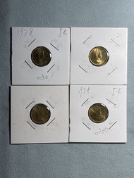 香港1978年五仙 4枚