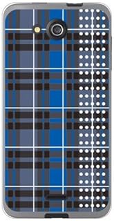 SECOND SKIN SKYDGU-TPCL-701-J083 Check Dot Blue (Soft TPU Clear) / For DIGNO U 404KC/SoftBank SKYDGU