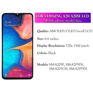 A20 hiển thị OLED/incell cho Samsung A205/DS a205f a205fd a205a hiển thị bộ linh kiện số của màn hìn