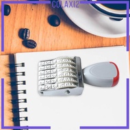 [Colaxi2] 6 Digit Dial Stamp Number Seal Digit Stamp Vintage Trolley Dial Stamp Digit 5mm