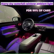 Universal Color-changing Star Light Pattern Interior Ambient Light Sound Light Synchronization LED C