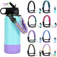 Aquaflask tumbler 12oz-64oz Hydro Flask Umbrella Rope Aquaflask Cup Handle Rope Hydroflask Flower-sh