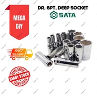 SATA 1/2'' DR. 12PT. Deep Socket / SATA 12PT Socket Box / SATA Bunga Socket Box / SATA Socket Box Set