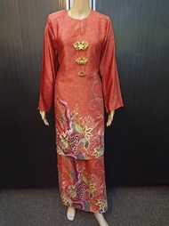 Baju Kurung Pahang Batik Seta Pura Silk (KSP22091) BBSjb