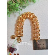 Zhulian (BT5006) Hand Chain 24K Gold Saduran. Zhulian Bracelet 24K Gold Plated.