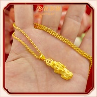 สร้อยคอจี้ปี่เซียะ ทองคำแท้ 99.9% (24K) น้ำหนักทอง 0.45-0.5 กรัม