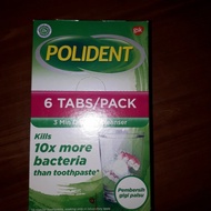 POLIDENT pembersih gigi palsu+nightguards+retainer