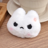 Cute Rabbit Fox Plush Pendant Keychain Girls Sweet Bunny Doll Schoolbag Hanging Ornament Kid Student