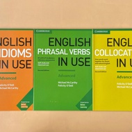 [3 books /set ]  Advanced Cambridge English Idioms in Use Advanced English Idioms in 3 volumes