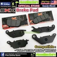 SKK Racing Disc Brake Pad Front Y15 V1 V2 LC135 V1 - V8 WAVE125 WAVE 125 125S 125X RS150 RSX150 Brake Lining Depan