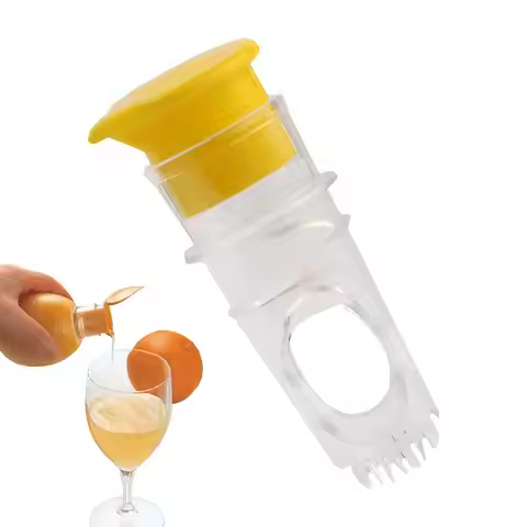 Lemon Juicer Squeezer Portable Manual Lime Juicer Hand Lemon Juicer Faucet Screw Top Lemon Juice Squ