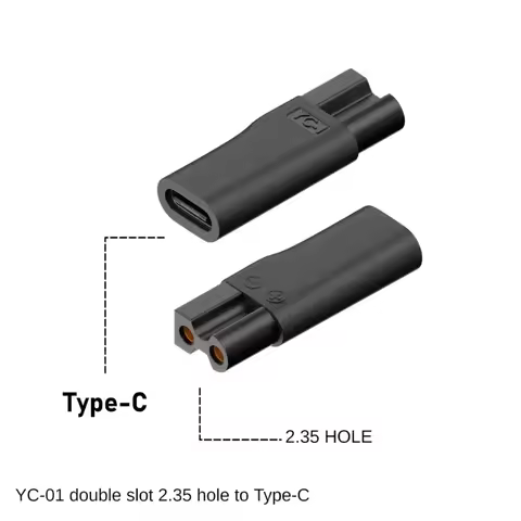 4.3V Type-C Shaver Adapter Charging Converter for Philips Norelco One Blade QP2515 QP2520 QP2620 wit