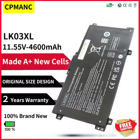 CPMANC LK03XL LKO3XL Battery For HP Envy 17M 15m-bp012dx HSTNN-UB7I HSTNN-LB7U 916368-421 TPN-W127 T