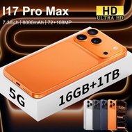 2026 New Hot Selling i17 Pro Max 16GB+1TB 7.3-inch Android Smartphone Global Edition