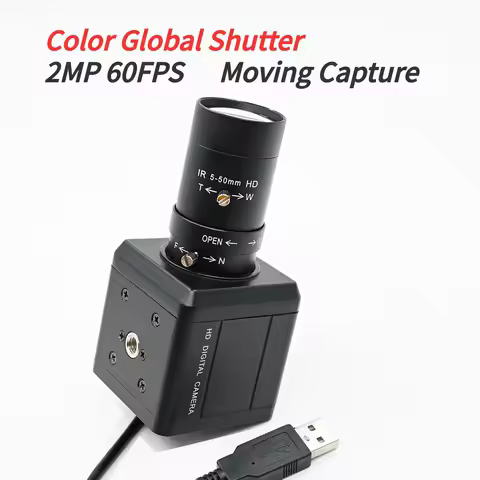 GXIVISION 2MP Global Shutter USB Camera 60FPS Color 1600X1200 Driver-Free Plug And Play Machine Visi