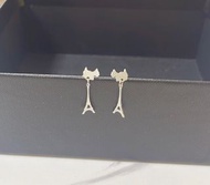 Agatha Logo狗仔 巴黎鐵塔 耳環