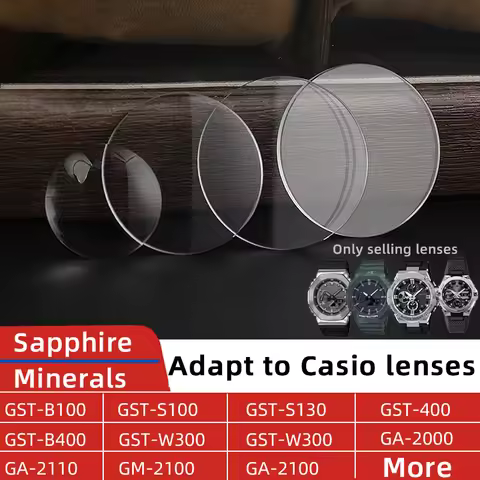 GST B100 B400 s130 Glass For Casio GST-B100/S130/400 GST-B400 Sapphire Glass Mineral Mirror Dial Pro