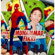 Gift Bag Spiderman Marvel Goodies Bag for Birthday Party | Can be personalized to your theme, add na