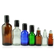 botol kaca roll on 5ml 10ml 15ml 20ml 30ml 50ml 100ml hijau/biru - hijau 30ml